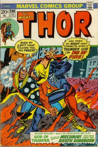 Thor #208 CVR A Marvel 1973 FN