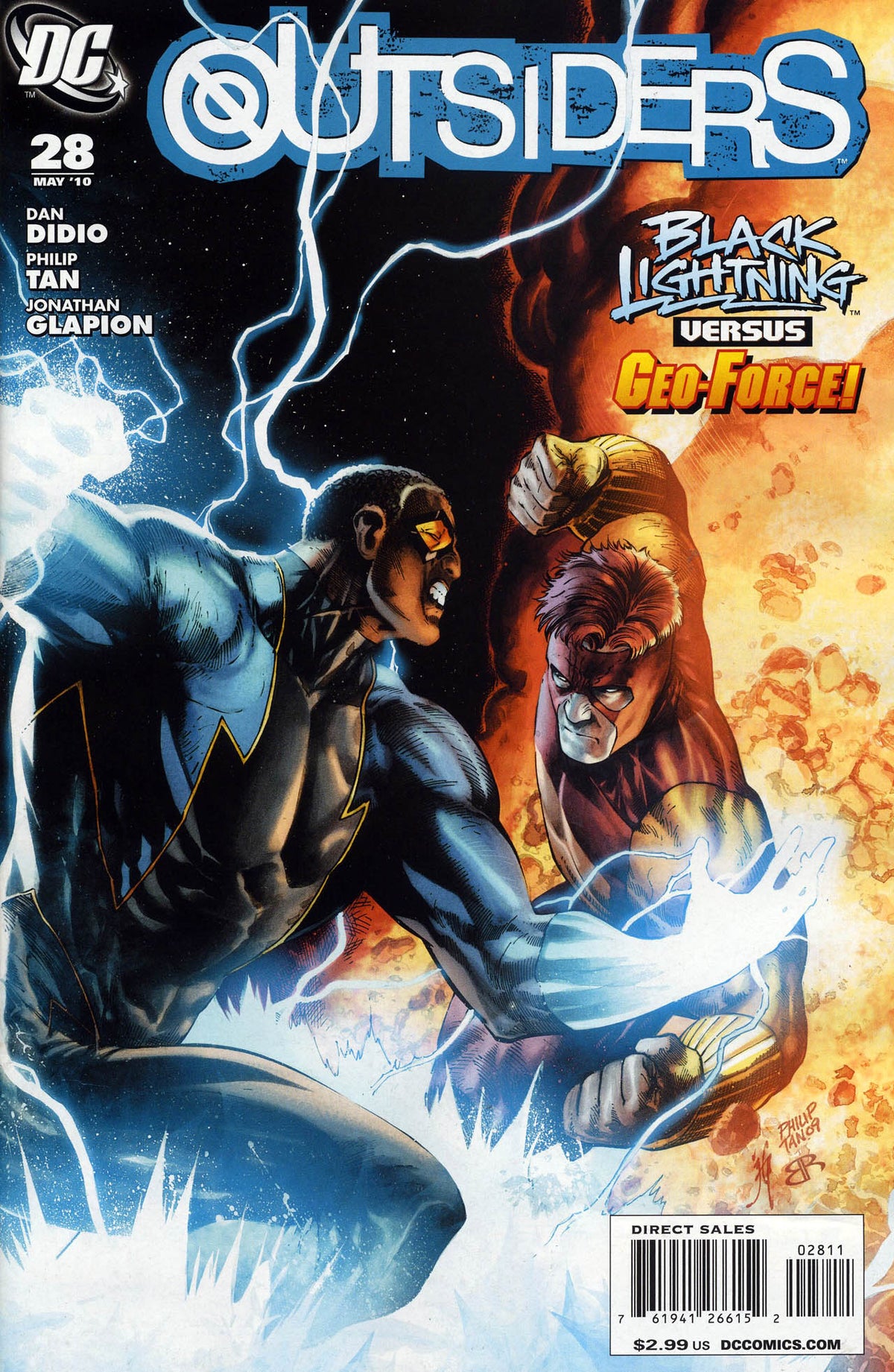 The Outsiders #28 CVR A DC Comics 2010 FN