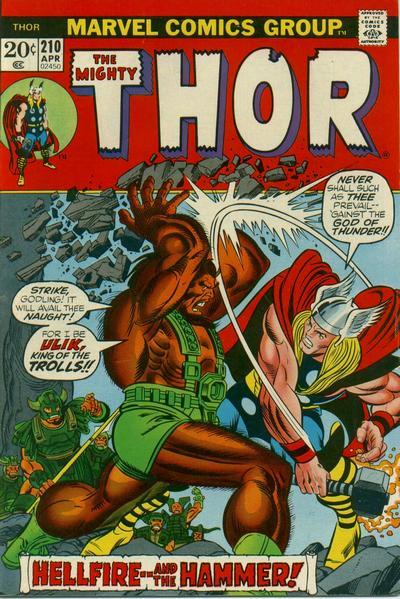 Thor #210 CVR A Marvel 1973 FN