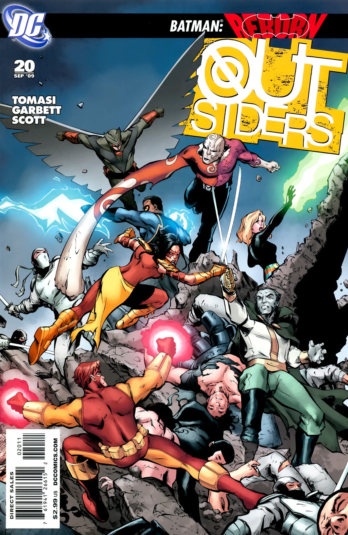 The Outsiders #20 CVR A DC Comics 2009 FN