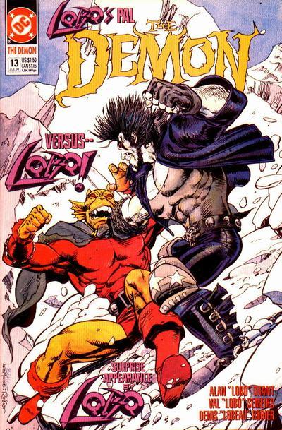 The Demon #13 CVR A DC Comics 1991 VF