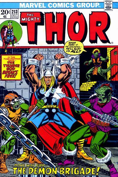 Thor #213 CVR A Marvel 1973 FN