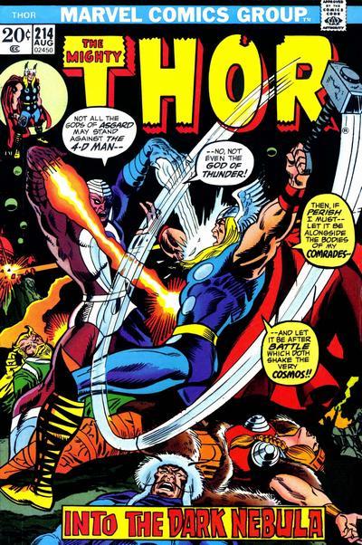 Thor #214 CVR A Marvel 1973 FN