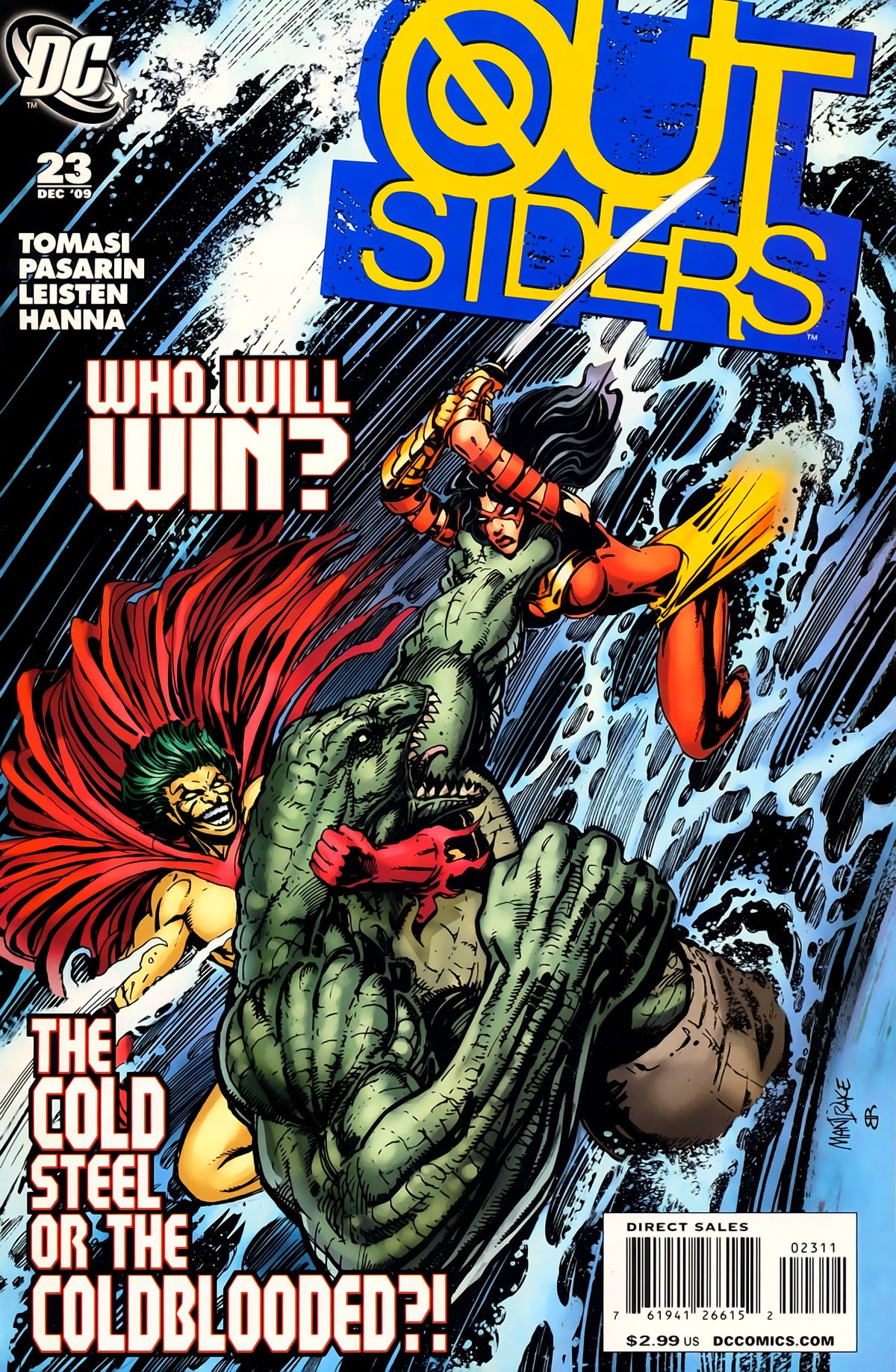 The Outsiders #23 CVR A DC Comics 2009 FN