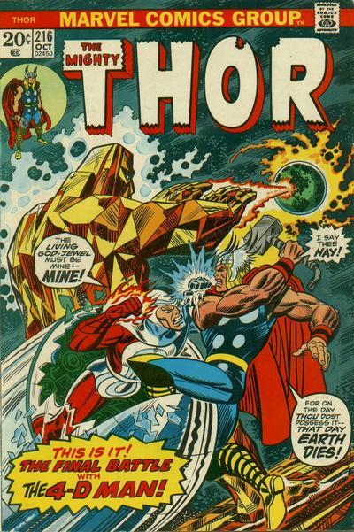 Thor #216 CVR A Marvel 1973 FN