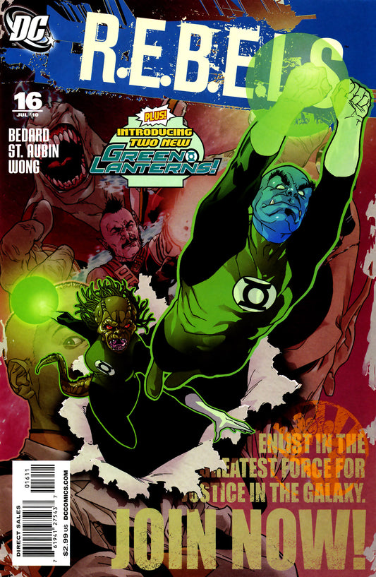 R.E.B.E.L.S. #16 CVR A DC Comics 2010 FN