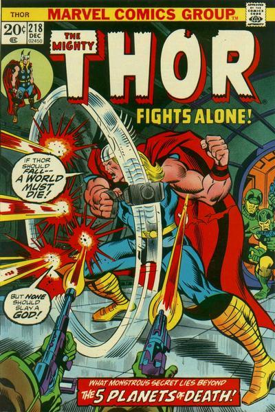 Thor #218 CVR A Marvel 1973 FN