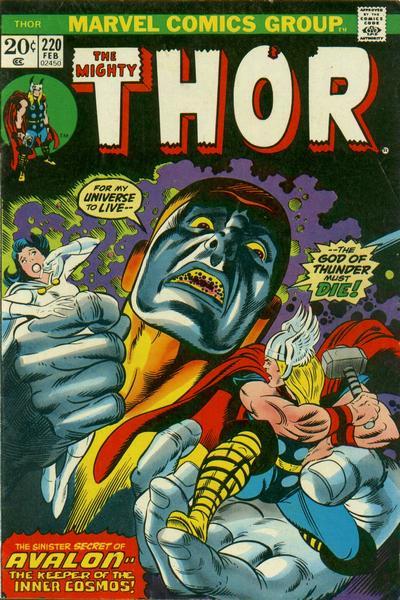 Thor #220 CVR A Marvel 1974 FN