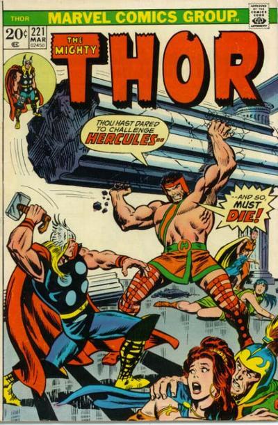 Thor #221 CVR A Marvel 1974 FN