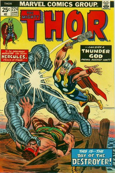 Thor #224 CVR A Marvel 1974 FN