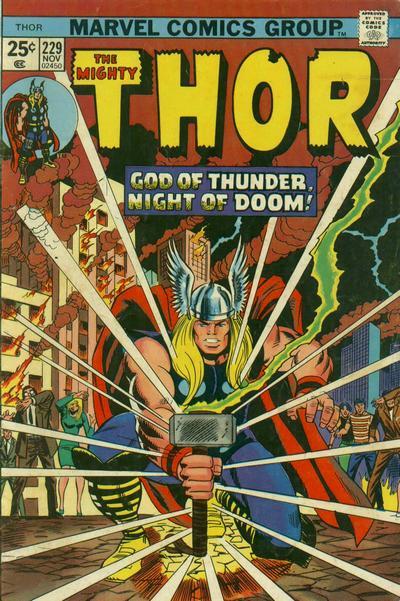 Thor #229 CVR A Marvel 1974 FN