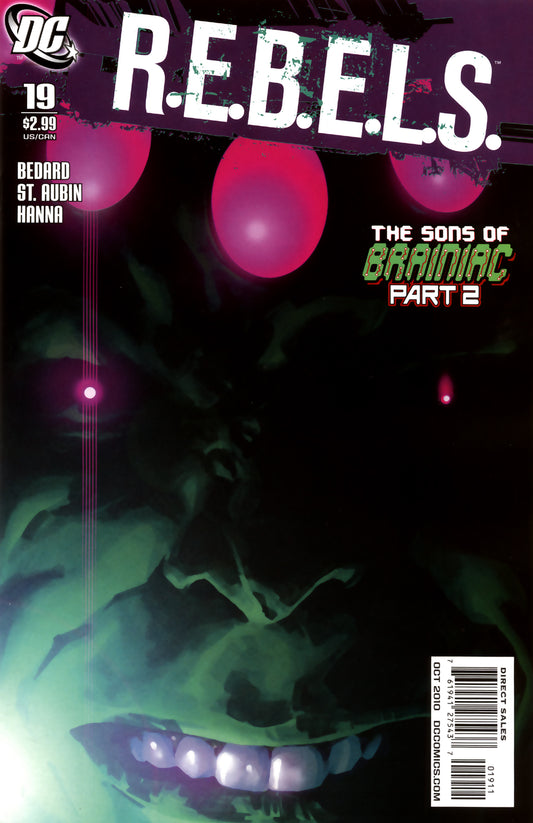 R.E.B.E.L.S. #19 CVR A DC Comics 2010 FN