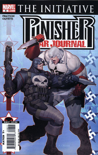Punisher War Journal #8 CVR A Marvel 2007 FN