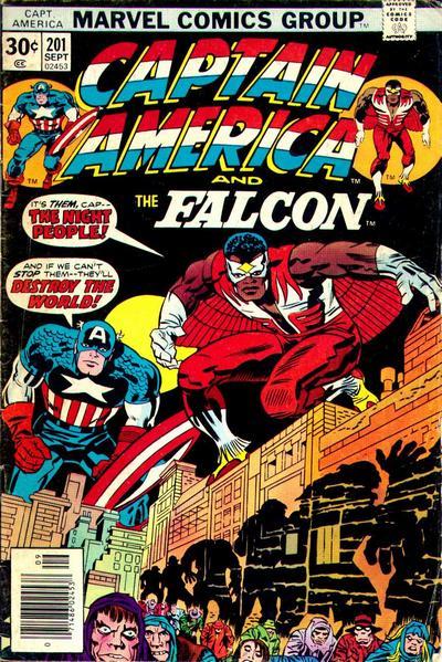 Captain America #201 CVR A Marvel 1976 FN