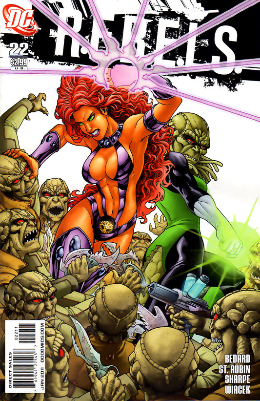 R.E.B.E.L.S. #22 CVR A DC Comics 2010 FN
