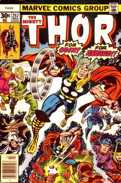 Thor #257 CVR A Marvel 1977 FN