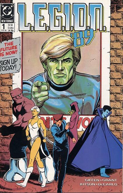 L.E.G.I.O.N. #1 CVR A DC Comics 1989 VF