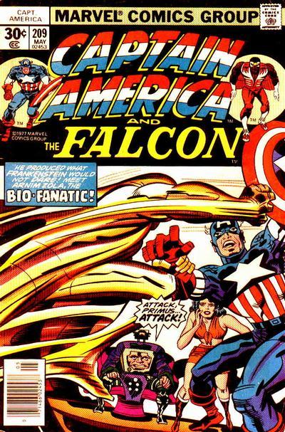 Captain America #209 CVR A Marvel 1977 FN