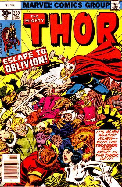 Thor #259 CVR A Marvel 1977 FN