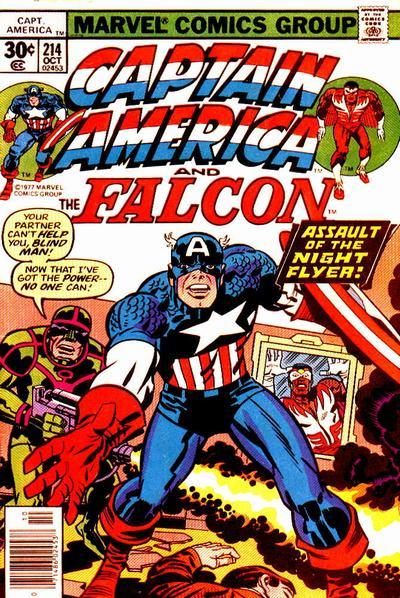 Captain America #214 CVR A Marvel 1977 FN