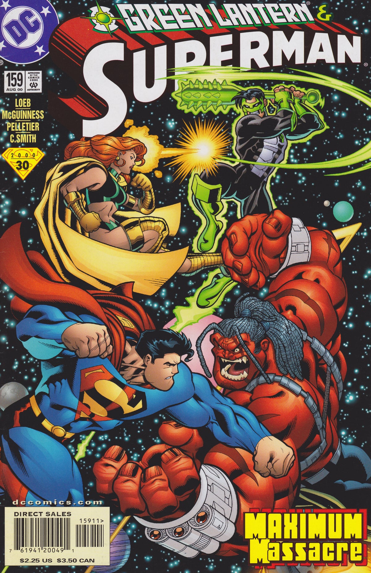 Superman #159 CVR A DC Comics 2000 VG