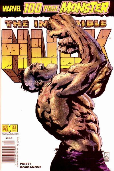 Incredible Hulk #33 CVR A Marvel 2001 FN