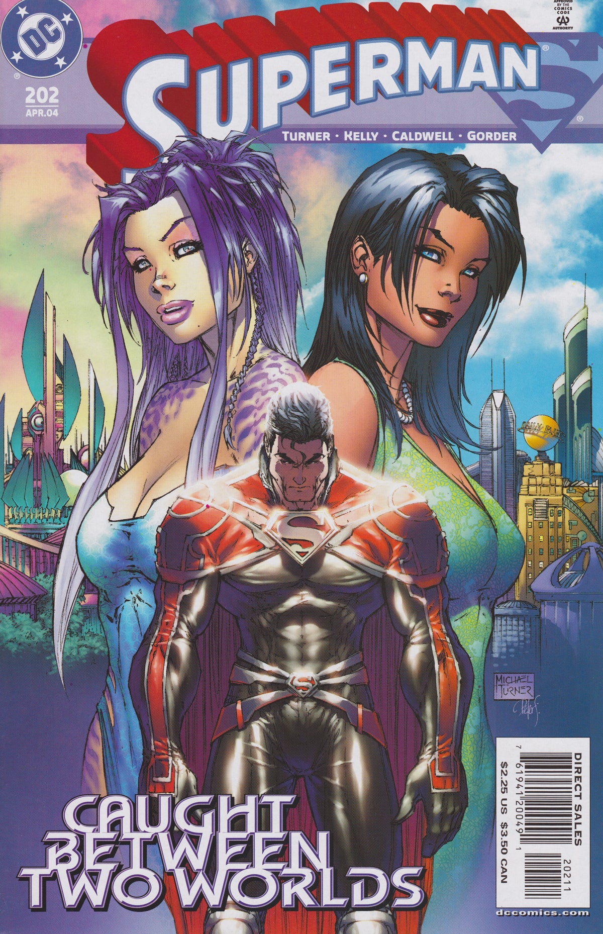 Superman #202 CVR A DC Comics 2004 VG