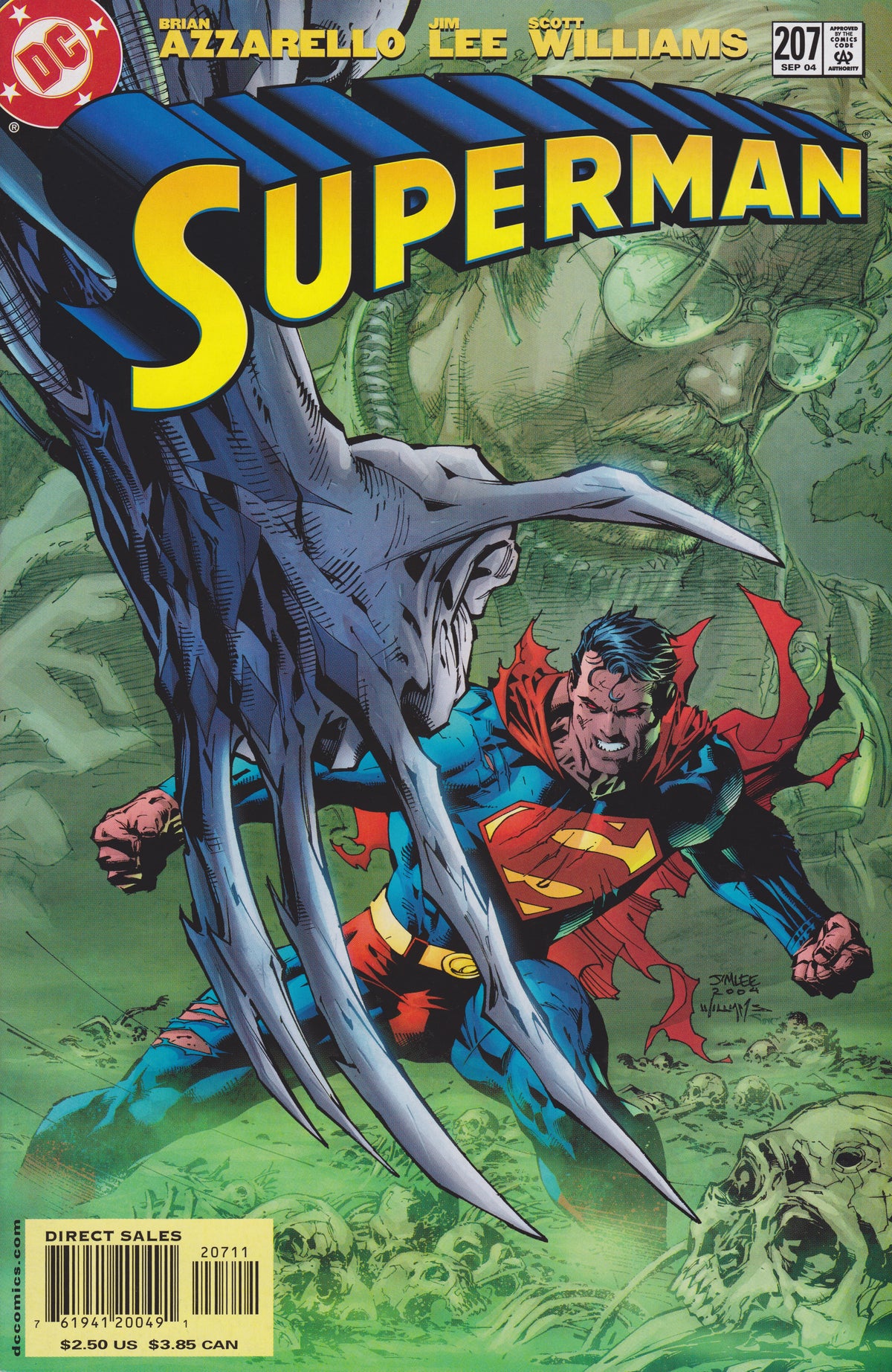 Superman #207 CVR A DC Comics 2004 VG