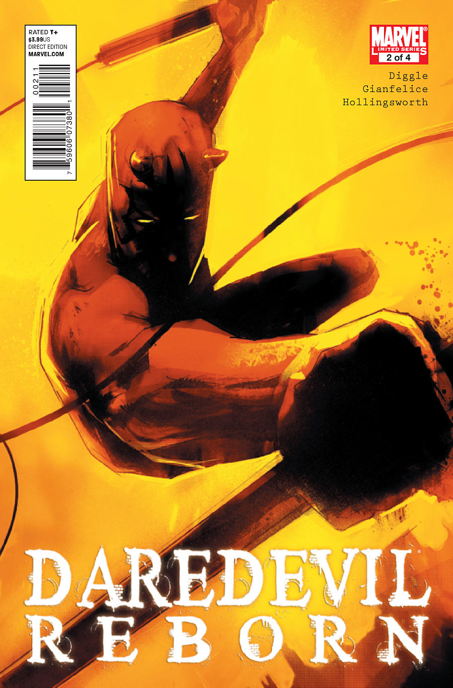 Daredevil: Reborn #2 CVR A Marvel 2011 VF
