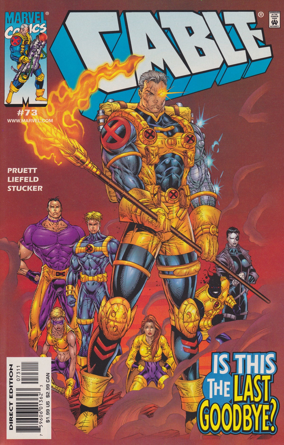 Cable #73 CVR A Marvel 1999 VF