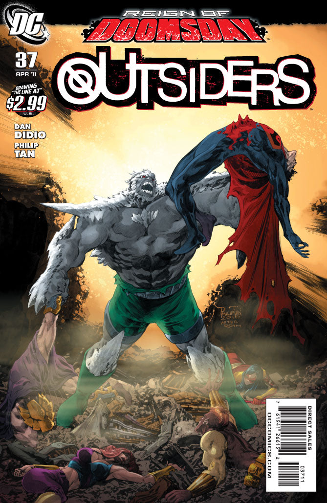 The Outsiders #37 CVR A DC Comics 2011 FN
