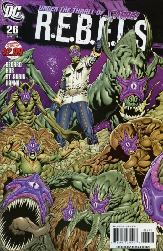 R.E.B.E.L.S. #26 CVR A DC Comics 2011 FN