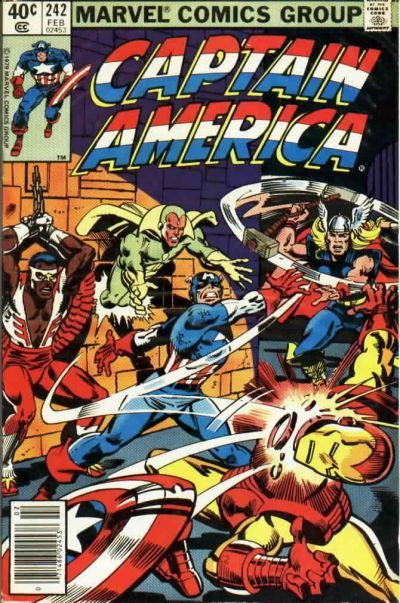 Captain America #242 CVR A Marvel 1980 FN
