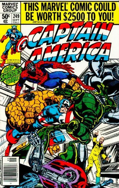 Captain America #249 CVR A Marvel 1980 FN