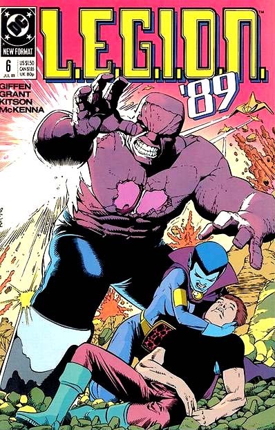L.E.G.I.O.N. #6 CVR A DC Comics 1989 VF