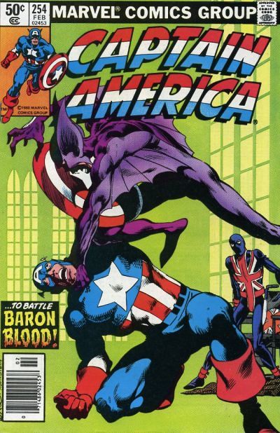 Captain America #254 CVR A Marvel 1981 FN