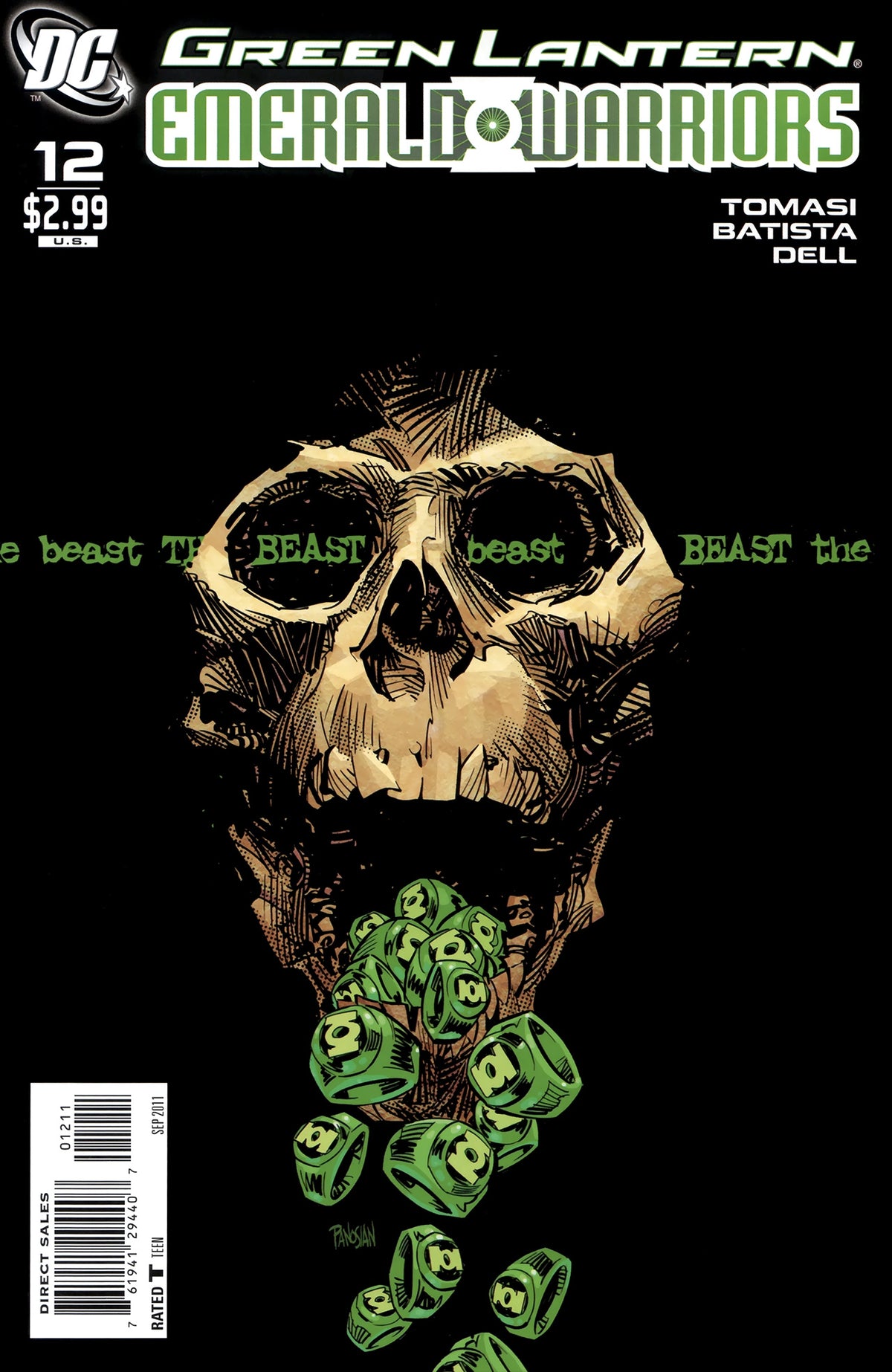 Green Lantern: Emerald Warriors #12 CVR A DC Comics 2011 VF/NM