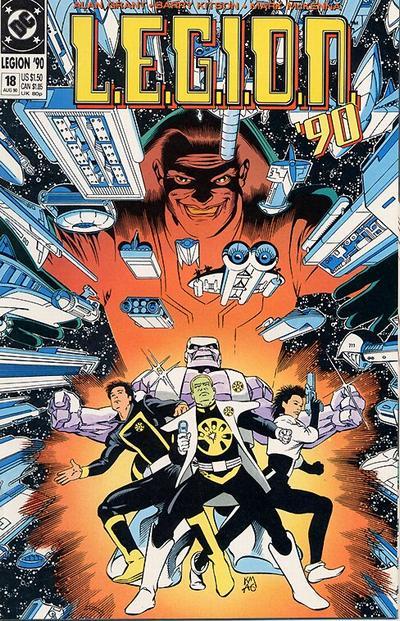 L.E.G.I.O.N. #18 CVR A DC Comics 1990 VF