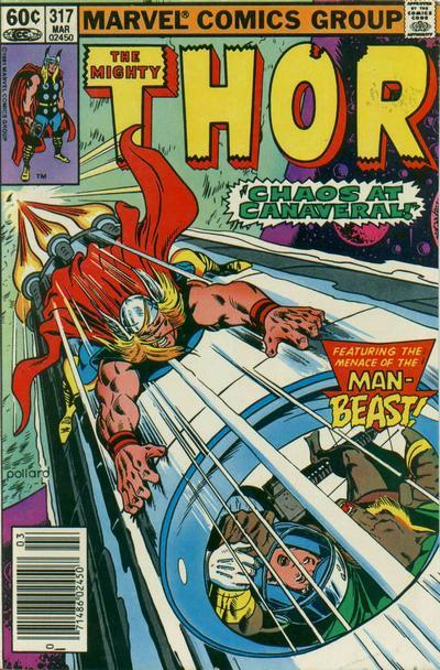 Thor #317 CVR A Marvel 1982 FN