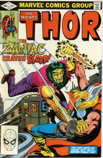 Thor #319 CVR A Marvel 1982 FN