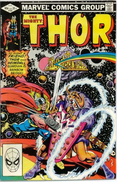 Thor #322 CVR A Marvel 1982 FN