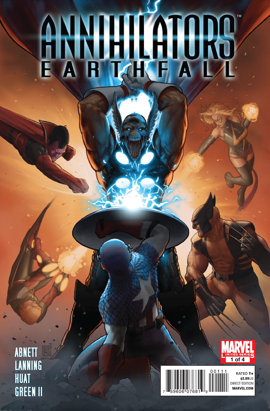 Annihilators: Earthfall #1 CVR A Marvel 2011 FN