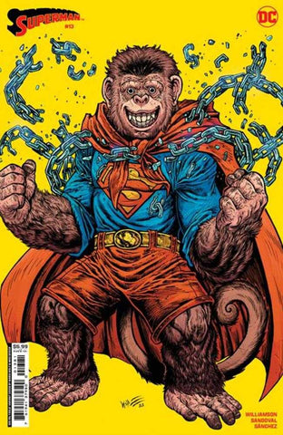 Superman #13 Cover F Maria Wolf April Fools Beppo The Super Monkey Card Stock Variant (House Of Brainiac)