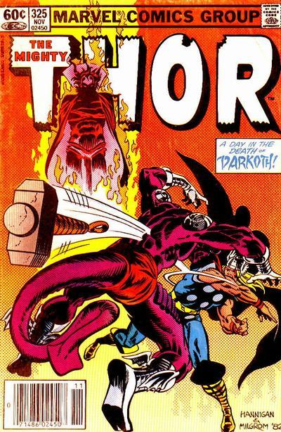 Thor #325 CVR A Marvel 1982 FN