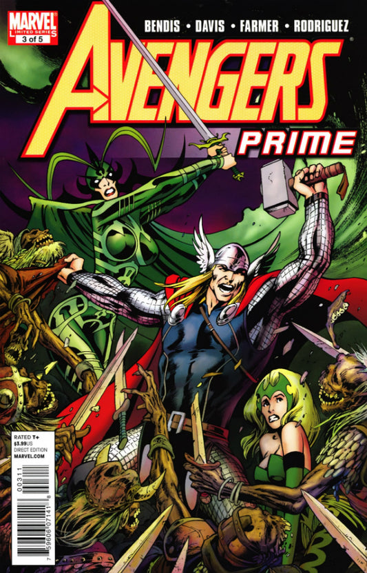 Avengers: Prime #3 CVR A Marvel 2010 VF