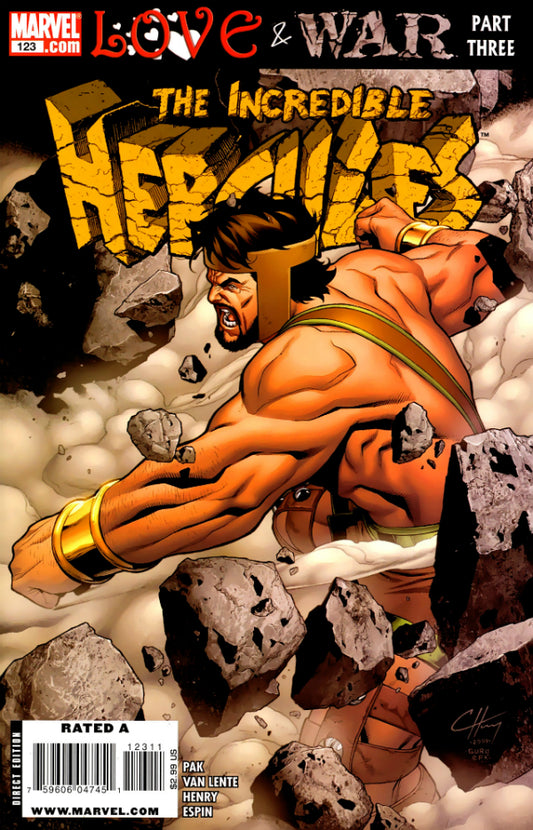 Incredible Hercules #123 CVR A Marvel 2008 VF