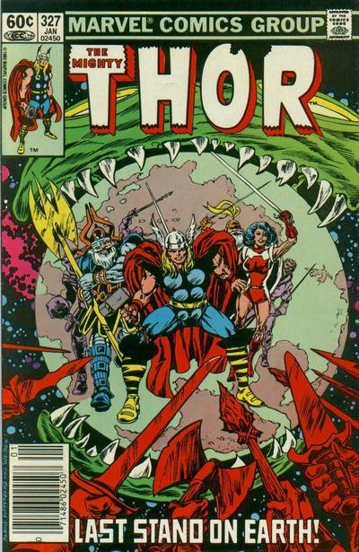 Thor #327 CVR A Marvel 1983 FN