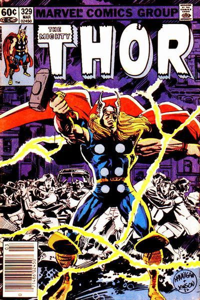 Thor #329 CVR A Marvel 1983 FN