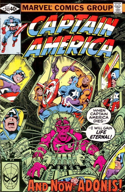 Captain America #243 CVR A Marvel 1980 FN