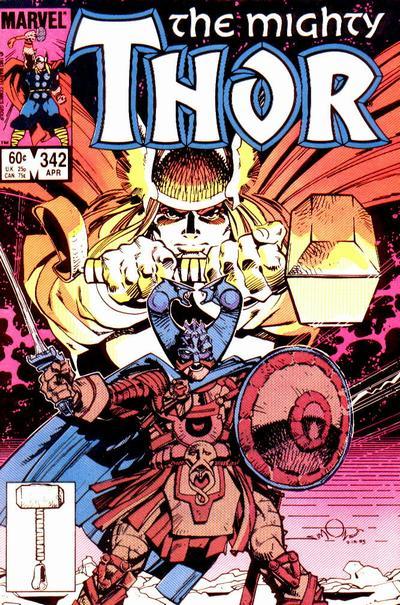 Thor #342 CVR A Marvel 1984 FN